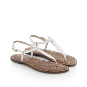 Sam Edelman Gigi Thong White Sandals-9